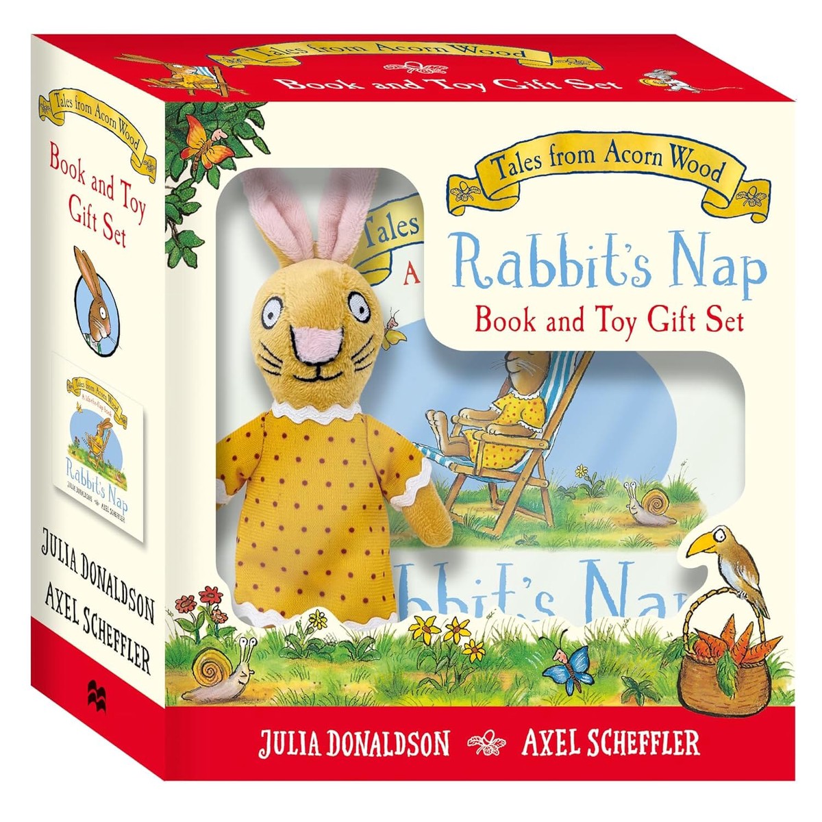 Tales from Acorn Wood: Rabbit's Nap Book and Toy Gift Set: A rhyming lift-the-flap board book and cute cuddly toy - Ages 1-5 - Paperback