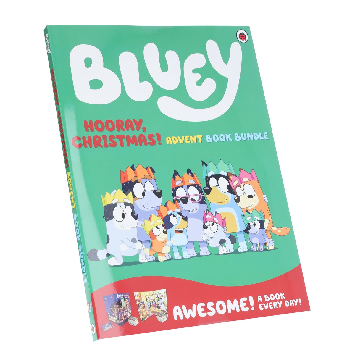 Bluey: Hooray, Christmas! Advent Book Bundle: 24 fun mini-books, including a special Christmas story! - Ages 3-6 - Paperback