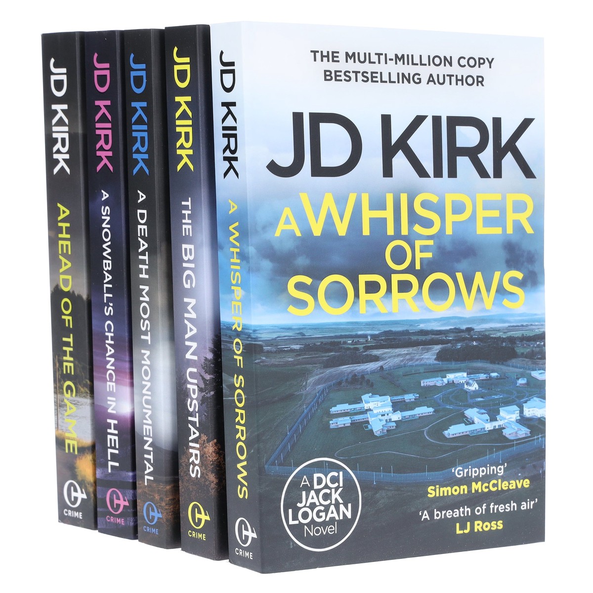 DCI Logan Crime Thrillers (Book 6-10) by JD Kirk 5 Books Collection Set - Fiction - Paperback