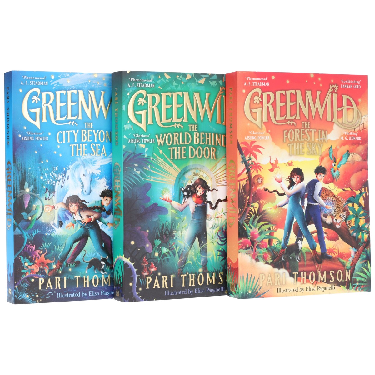 Greenwild Trilogy by Pari Thomson Illustrated 3 Books Collection Set - Ages 9-11 - Paperback