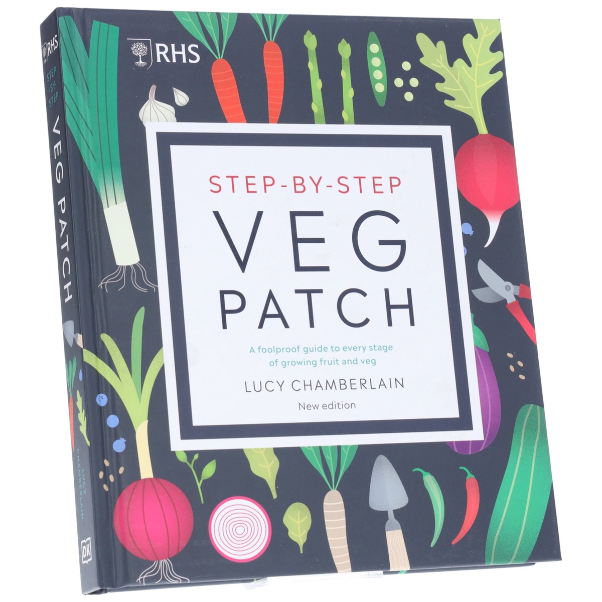 RHS Step-by-Step Veg Patch: A Foolproof Guide to Every Stage of Growing Fruit and Veg by Lucy Chamberlain - Non Fiction - Hardback
