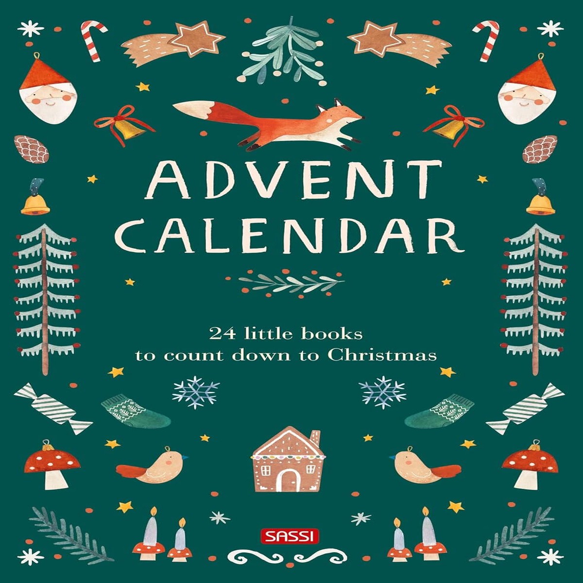 Advent Calendar by Alice Pasinetti 24 Little Books to Count down to Christmas - Ages 3+ - Hardback