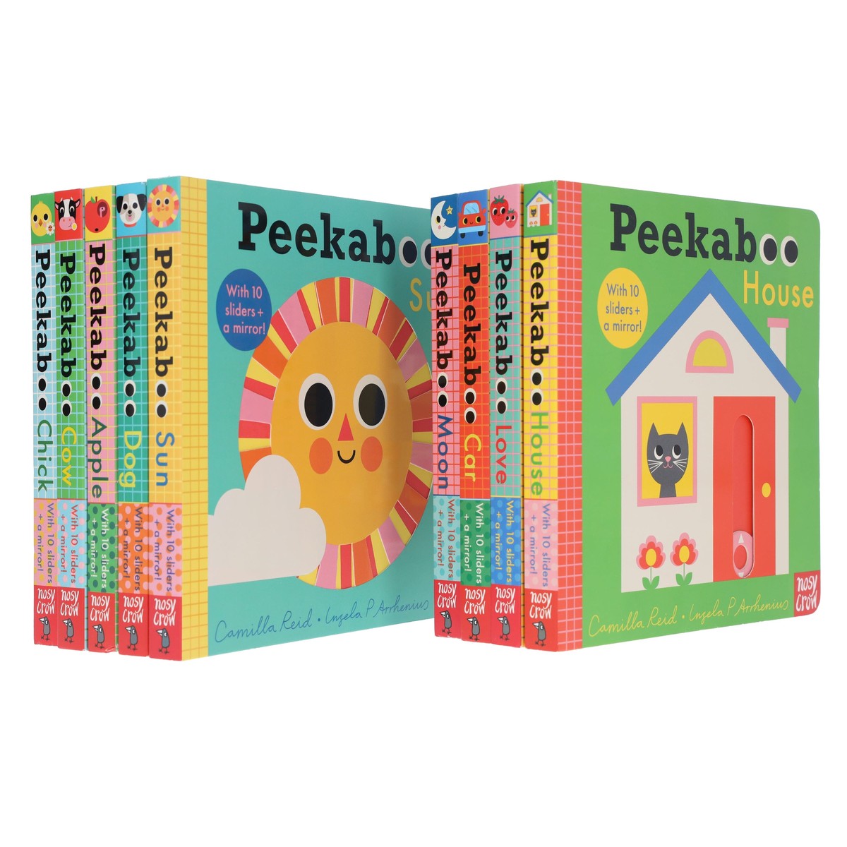 Peekaboo by Camilla Reid Illustrated 9 Books Collection Set - Ages 0-5 - Board Book