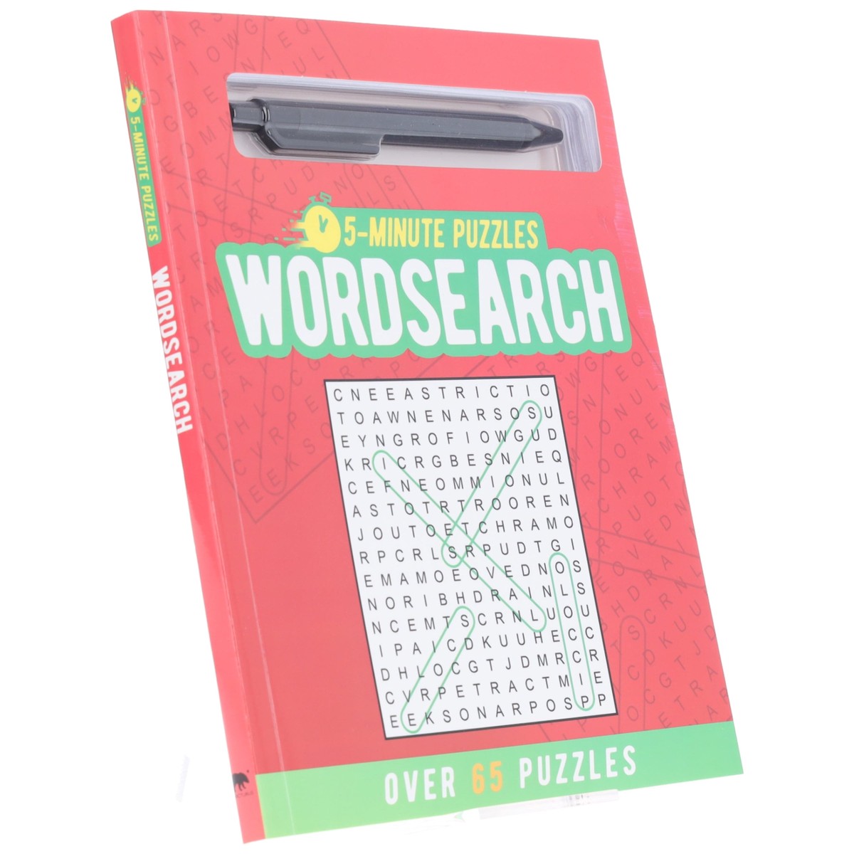 5-Minute Puzzles Wordsearch (includes ball-point pen): Over 65 Puzzles by Eric Saunders - Non Fiction - Paperback