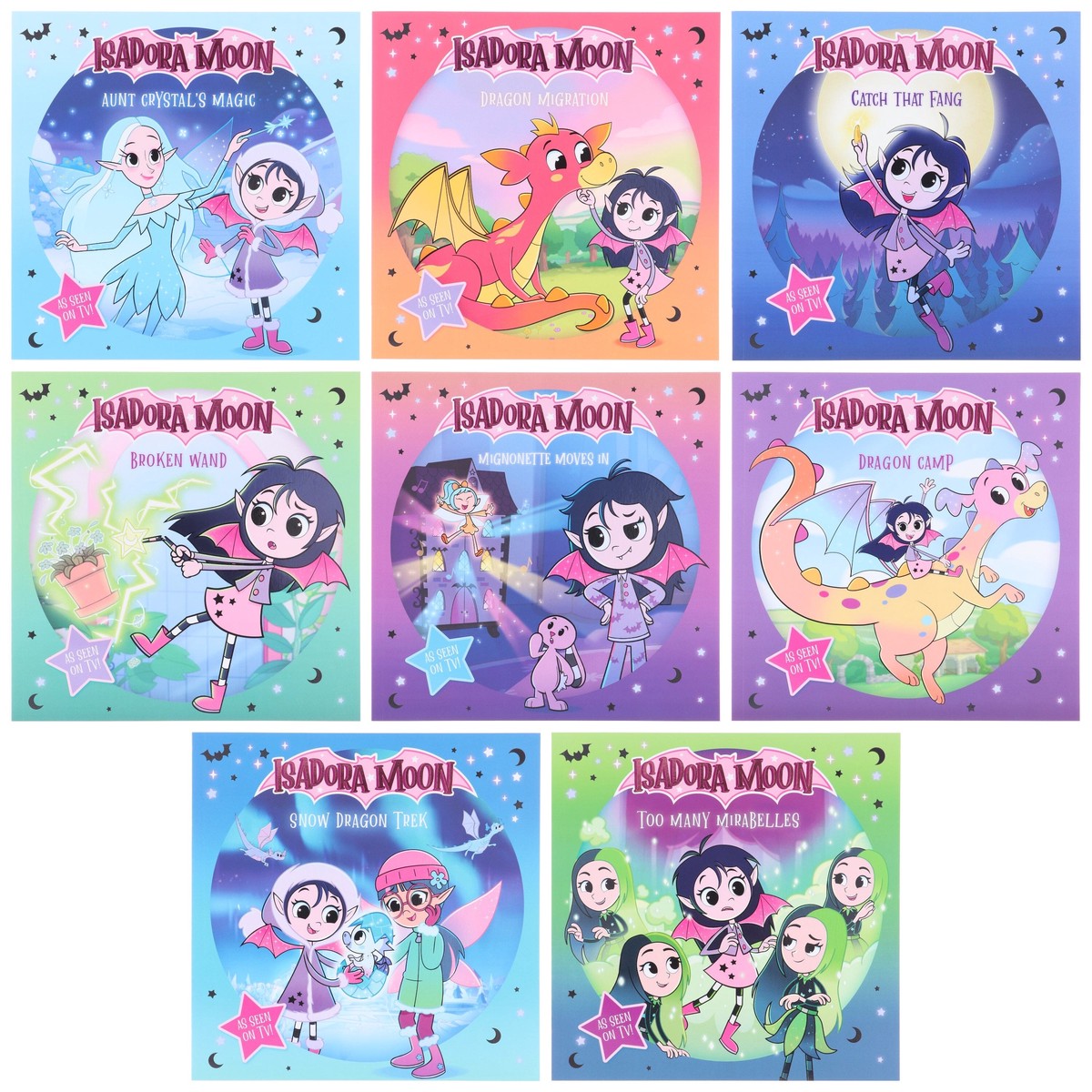 Isadora Moon Series (TV Tie In Range) by Harriet Muncaster 8 Picture Books Collection Set - Ages 4+ - Paperback