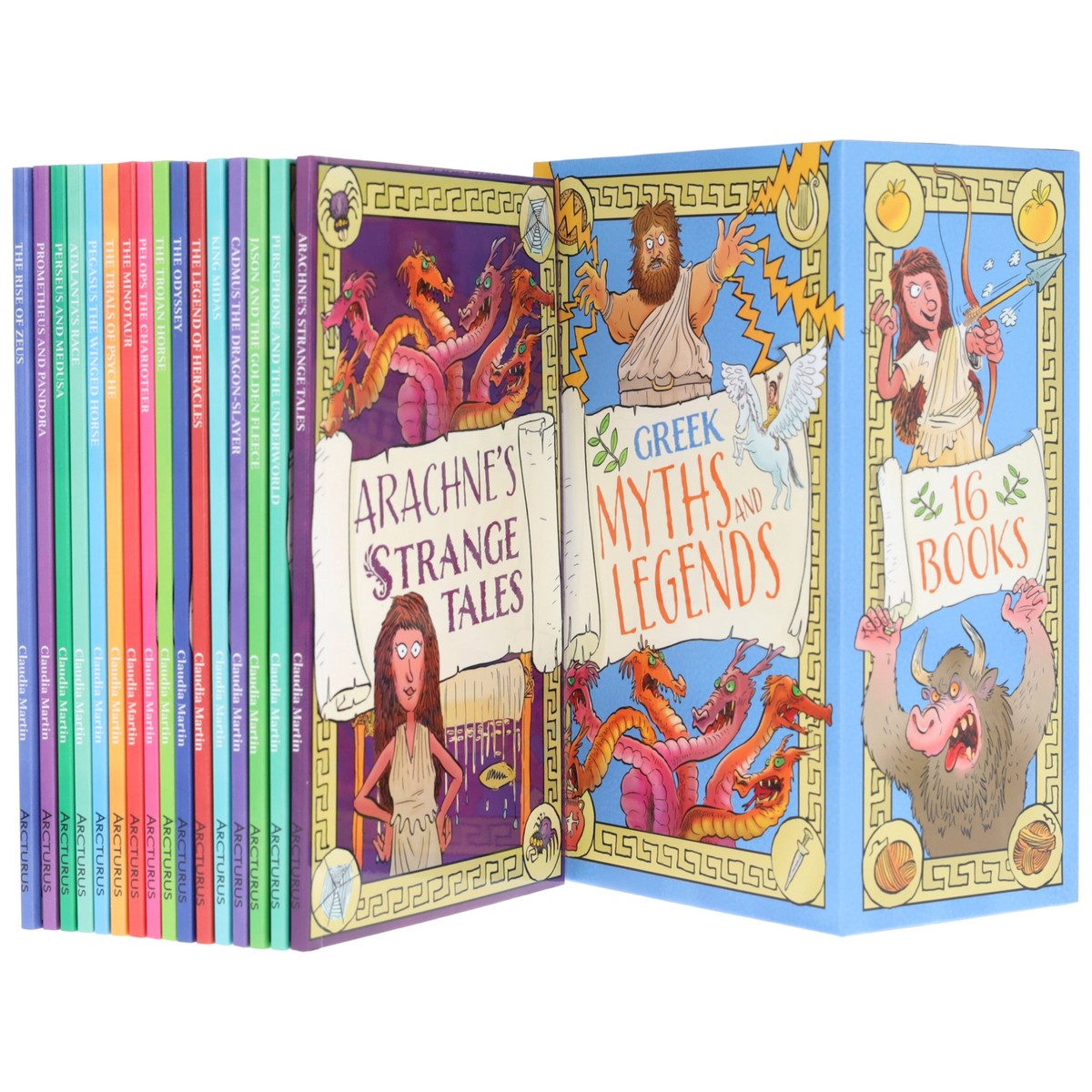 Greek Myths and Legends by Claudia Martin 16 Books Collection Box Set - Ages 7-11 - Paperback