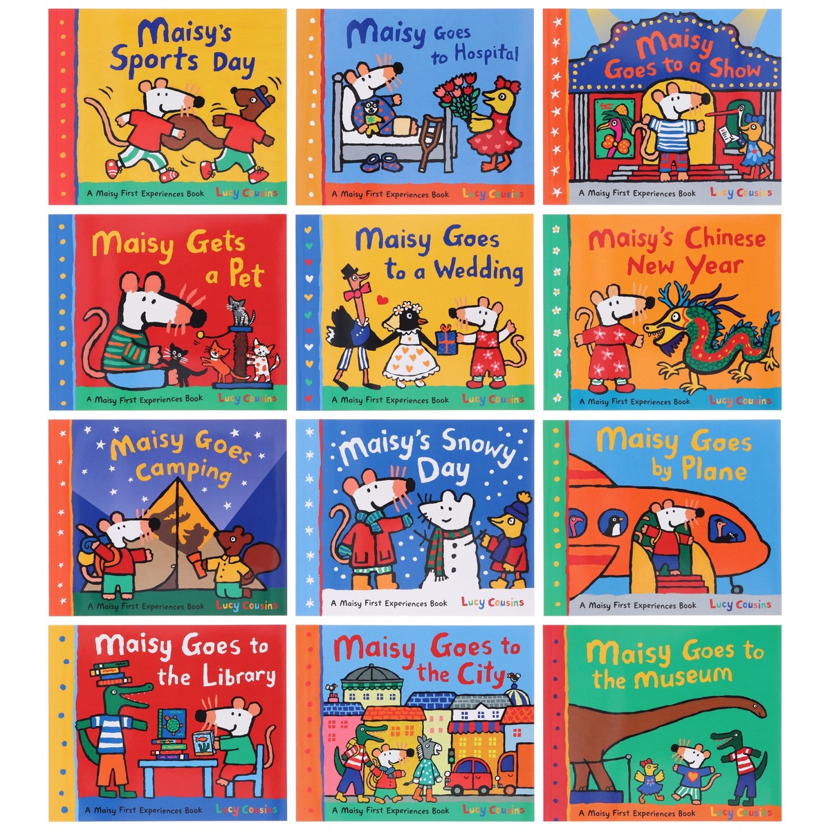 Maisy Mouse First Experiences (Set 2) By Lucy Cousins 12 Books Children Collection Set - Ages 2-5 - Paperback