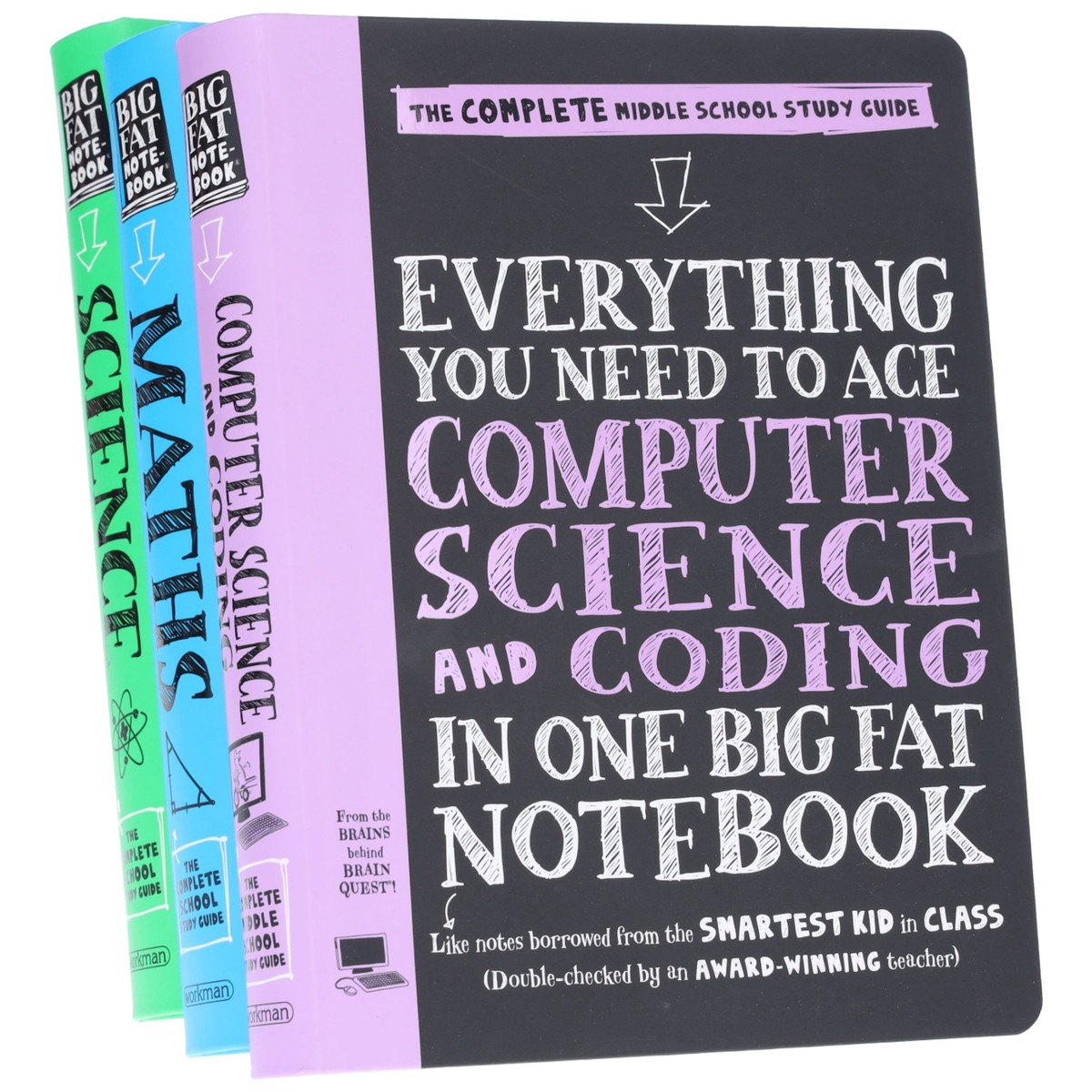 Big Fat Notebooks Series 3 Books Collection Set (The Complete Middle School Study Guide) – Non Fiction – Paperback