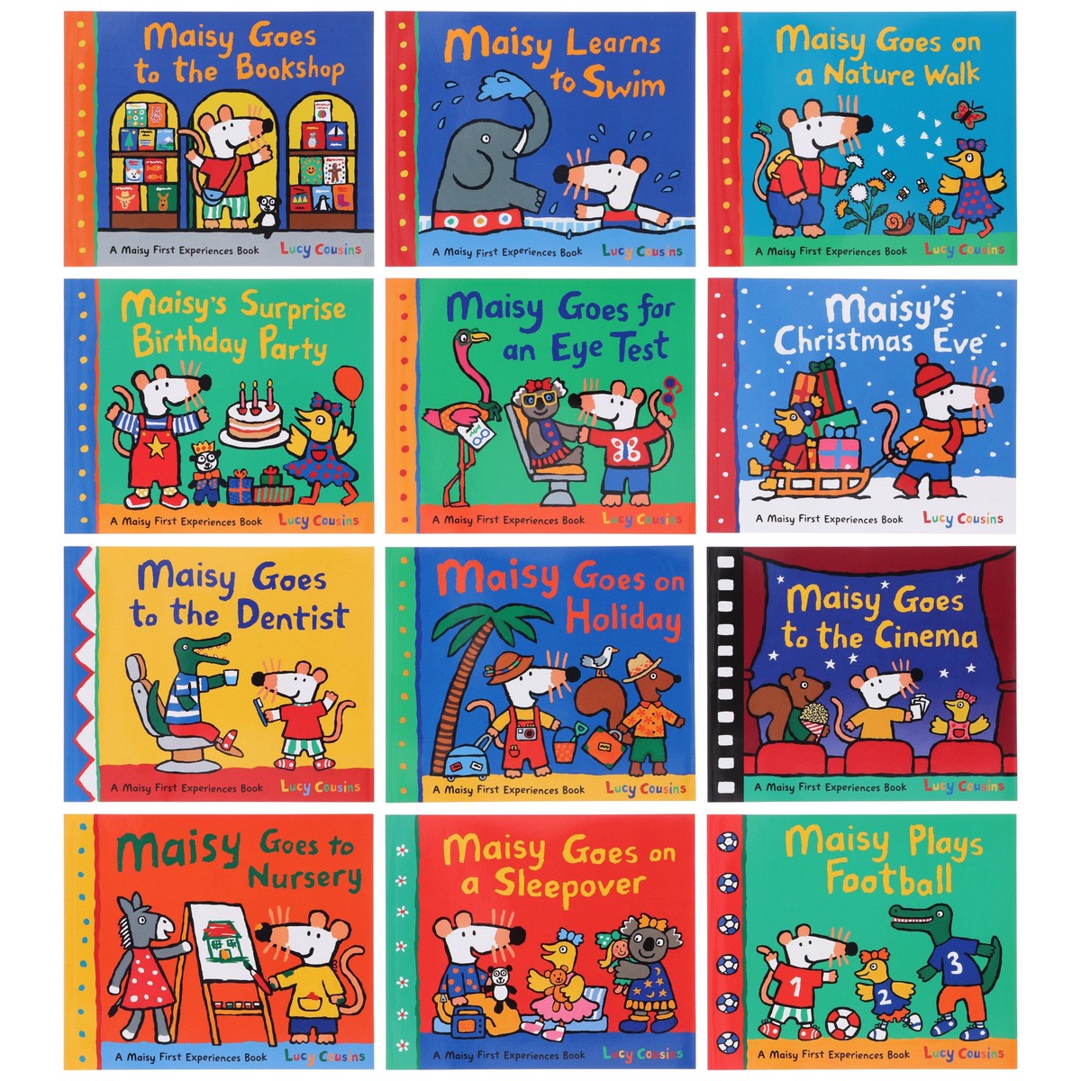 Maisy First Experiences (Set 1) By Lucy Cousins 12 Books Children Collection Set - Ages 2-5 - Paperback