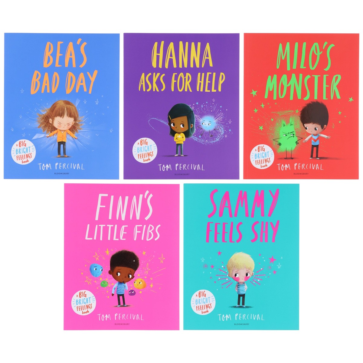 A Big Bright Feeling Series (Set 1) by Tom Percival 5 Books Collection Set - Ages 0-5 - Paperback