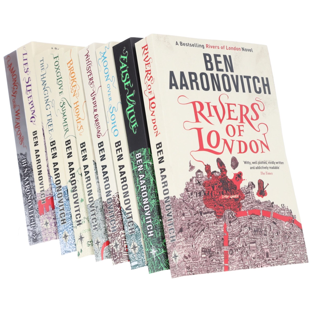 Rivers of London Series by Ben Aaronovitch: Books 1-9 Collection Set - Fiction - Paperback